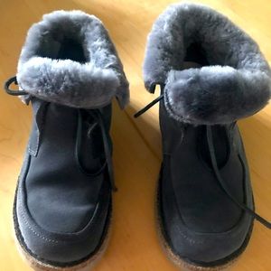 Birkenstock’s fur lined booties